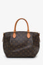 Louis Vuitton 2015 Brown Monogram Turenne Top Handle With Strap