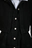 Alexander McQueen Black Denim Layered Jacket Size 40