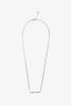 Gucci 18K White Gold Diamond 'Link To Love' Necklace