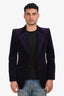 Gucci Purple Velvet Blazer Size 46 Mens