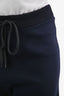 Pantalon de jogging en maille bleu marine Chloe, taille M