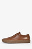 Common Projects Brown Leather Sneakers Size 40 Mens