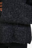 Smythe By Augden Grey Alpaca Turtleneck Sweater Size S