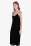 Nili Lotan Green Velvet Slip Midi Dress Size L