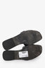 Hermès Black Leather Oran Sandals Size 37