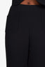 Pre-loved Chanel™ 02C Black Single Breasted Two-Piece Suit Size 42