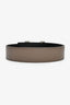 Hermès 2013 Black/Etoupe Leather Reversible 42mm Constance Belt Size 85