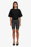 Louis Vuitton Black Damier Graphite Combi Shorts Size 34