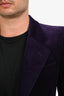 Gucci Purple Velvet Blazer Size 46 Mens