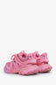 Balenciaga Pink Light Up Track Sneakers Size 37