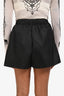 Prada 2021 Black Re-Nylon Logo Plaque Shorts Size 36