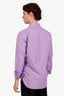 Chemise Ralph Lauren en coton violet à boutons, taille M