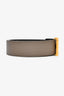 Hermès 2015 Black/Etoupe Epsom Leather Reversible 42mm Constance Belt Size 95