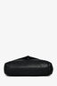 Saint Laurent Black Chevron Large College Bag