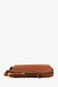 Loewe 2024 Brown Leather 'Gate Pocket' Crossbody Phone Holder Bag