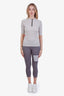 Thom Browne Grey 4-Bar Compression Leggings Size XS