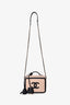 Pre-loved Chanel™ 2020 Powder Pink Caviar Leather Small Filigree Vanity Case Bag