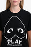 Play Comme des Garcons Black/White Logo Print T-Shirt Size L