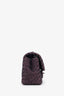 Pre-loved Chanel™ 2022+ Pink/Black Tweed Mini Rectangular Flap Bag