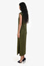Frame Green Cotton Sleeveless Midi Dress Size M