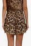 Dolce & Gabbana Leopard Print Shorts Size 42
