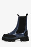 Ganni Purple Cleated Mid Chelsea Boots Size 36