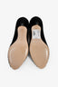 Salvatore Ferragamo Black Suede Peep Toe Heels Size 7