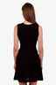 M Missoni Black Chevron Knit Sleeveless Dress Size 40