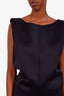 Khaite Black Sleeveless Balloon Shape Mini Dress Size 10