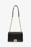 Pre-loved Chanel™ 2019 Black Caviar Leather Quilted Medium Boy Bag