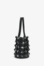 Alexander Wang Grey Denim Studded Mini Bucket Bag