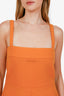 Gucci Orange Wool Logo Romper Size 40