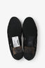 Pre-Loved Chanel™ Black Lace & Patent Leather CC Bow Cap Toe Ballet Flats Size 36