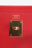 Hermès 2016 Rouge Epsom Leather Kelly 32 with Strap