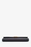 Pre-loved Chanel™ 2018 Black Caviar Chevron Boy Flap Long Wallet