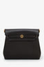 Hermès 2026 Ebene Toile H Canvas Fauve Vache Hunter Mini Herbag 20