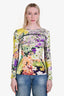 Mary Katrantzou Printed Long Sleeve Top Size S