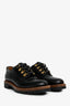 Christian Dior Black Leather Derby Shoes Size 36