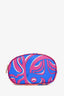 Emilio Pucci Blue/Multicolour Nylon Patterned Cosmetic Bag