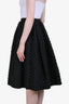 Cecilie Bahnsen Black Mala Fil-Coupé Shell Midi Skirt Size 10