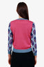 Gucci Multicolour Tiger Heat Lurex Knit Crew Neck Sweater Size XS