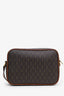 Saint Laurent Paris Brown PVC Le Monogram Camera Crossbody Bag