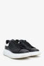 Alexander McQueen Black Leather Oversized Sneakers Size 44 Men's