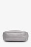 Prada Silver Metallic Leather Crossbody Camera Bag