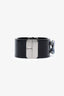 Pre-loved Chanel™ Black Resin Crystal CC Cuff