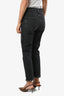 Citizens of Humanity Black Medium Wash Jolene Frayed Straight Leg Jeans Size 26