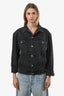 Heron Preston Black Denim Jacket Size XXS