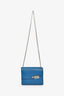 Hermès 2018 Blue Leather Mini 'Verrou Chaîne 17' Crossbody