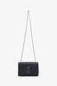 Saint Laurent Black Grained Leather Small Kate Bag SHW