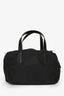 Prada Black Nylon Patent Strap Duffle Shoulder Bag